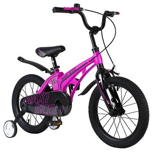 Двухколесный велосипед Maxiscoo Cosmic 16" розовый Maxiscoo фото 1