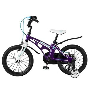 Двухколесный велосипед Maxiscoo Cosmic 16" лиловый Maxiscoo фото 3