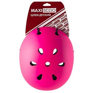 Детский защитный шлем Maxiscoo 55-58 см розовый Maxiscoo фото 6