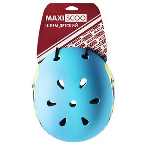 Детский защитный шлем Maxiscoo Sky Blue 50-54 см Maxiscoo фото 5
