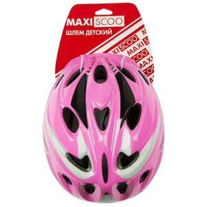Детский защитный шлем Maxiscoo 52-56 см розовый Maxiscoo фото 6