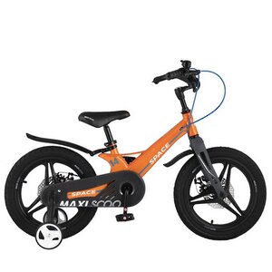 Двухколесный велосипед Maxiscoo Space Delux 14" оранжевый Maxiscoo (Максику) фото 1