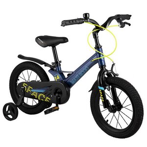 Двухколесный велосипед Maxiscoo Space 14" синий
