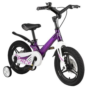 Двухколесный велосипед Maxiscoo Space Delux 14" лиловый