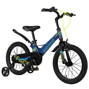 Двухколесный велосипед Maxiscoo Space 16" синий