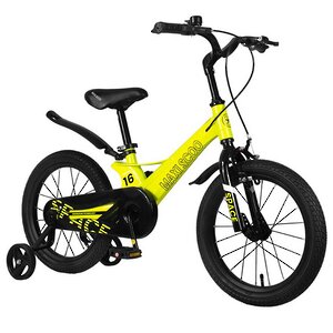 Двухколесный велосипед Maxiscoo Space 16" желтый