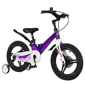 Двухколесный велосипед Maxiscoo Space Delux 16" лиловый