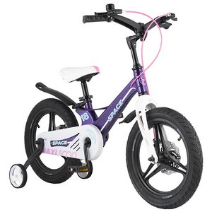 Двухколесный велосипед Maxiscoo Space Delux 18" фиолетовый Maxiscoo фото 2