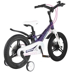 Двухколесный велосипед Maxiscoo Space Delux 18" фиолетовый Maxiscoo фото 3