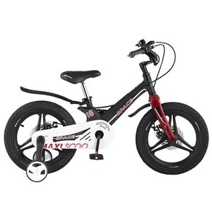 Двухколесный велосипед Maxiscoo Space Delux 18" черный матовый Maxiscoo (Максику) фото 1