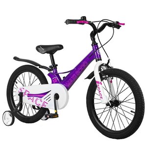 Двухколесный велосипед Maxiscoo Space 18" лиловый