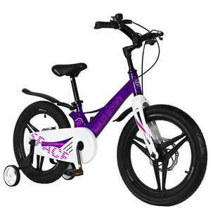 Двухколесный велосипед Maxiscoo Space Delux 18" лиловый