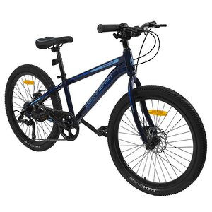 Двухколесный велосипед Maxiscoo Starlight 24", 7 скоростей, синий кобальт