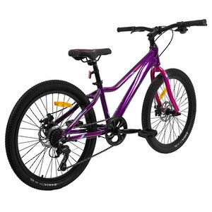 Двухколесный велосипед Maxiscoo Starlight 24", 7 скоростей, темный маджента Maxiscoo фото 2
