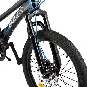 Двухколесный велосипед Maxiscoo Supreme 20", 6 скоростей, черный Maxiscoo фото 6