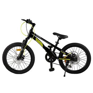 Двухколесный велосипед Maxiscoo Supreme 20", 6 скоростей, черный с желтым Maxiscoo фото 3