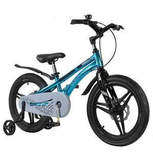 Двухколесный велосипед Maxiscoo Ultrasonic Delux 18" зеленый