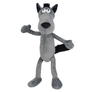 Мягкая игрушка на каркасе Волчок - Серый Бочок 22 см, коллекция Гнутики Maxitoys фото 1