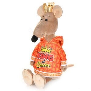 Мягкая игрушка Крыс Крис - Сырный король 21 см