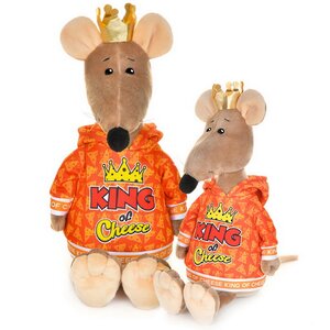 Мягкая игрушка Крыс Крис - Сырный король 27 см MAXITOYS (Макситойс) фото 3
