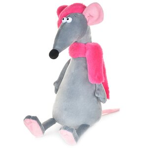 Мягкая игрушка Крыса Лариска в шарфе и шапочке 23 см Maxitoys фото 2