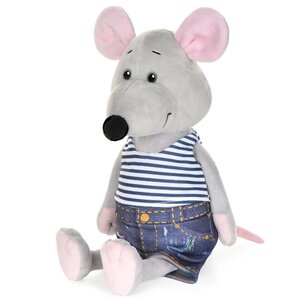 Мягкая игрушка Мышь Степан в джинсах 23 см Maxitoys фото 1