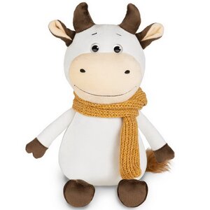 Мягкая игрушка Бычок Афоня в шарфе 28 см Maxitoys фото 2