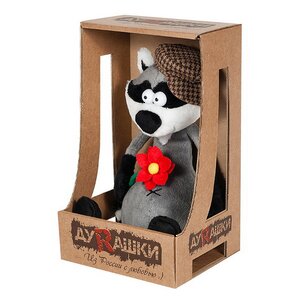 Мягкая игрушка Енот и Romashka 25 см, коллекция ДуRашки Maxitoys фото 2