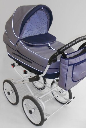 Люлька синяя Little Trek фото 2