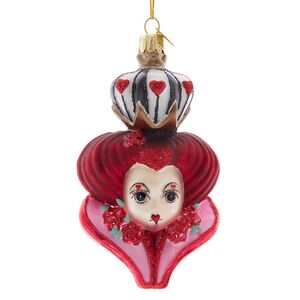 Стеклянная елочная игрушка Червонная Королева - Imaginary Alice 12 см Kurts Adler фото 1
