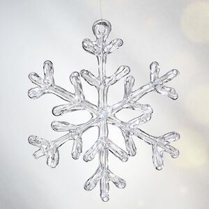 Елочная игрушка Crystal Flake 13 см, подвеска