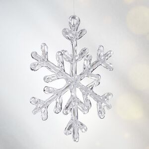 Елочная игрушка Crystal Flake 13 см, подвеска Swerox фото 3