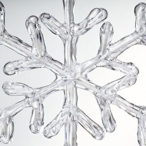 Елочная игрушка Crystal Flake 13 см, подвеска Swerox фото 4