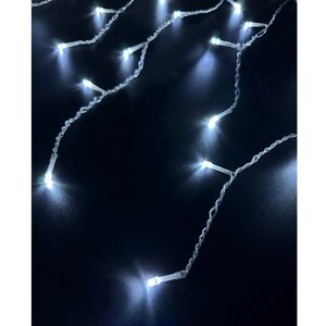 Светодиодная гирлянда Бахрома 25*0.5 м, 1000 холодных белых LED ламп, IP44 Snowhouse фото 3