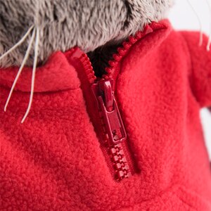 Одежда для Кота Басика 22 см - Красный флисовый жилет Budi Basa фото 2