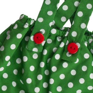 Одежда для Кота Басика 22 см - Зеленые штаны в горошек и теплый шарф Budi Basa фото 3