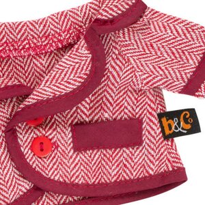 Одежда для Кота Басика 30 см - Красный пиджак и брюки в ёлочку Budi Basa фото 3