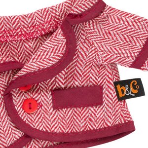 Одежда для Кота Басика 22 см - Красный пиджак и брюки в ёлочку Budi Basa фото 3