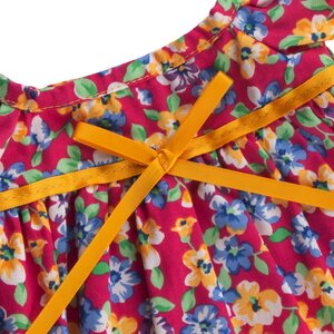 Одежда для Кошечки Лили 27 см - Платье ярко-розовое в цветочек Budi Basa фото 4