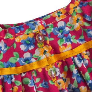 Одежда для Кошечки Лили 27 см - Платье ярко-розовое в цветочек Budi Basa фото 5