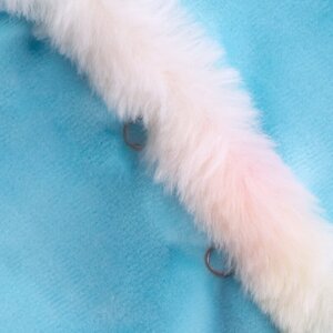 Одежда для Кошечки Лили 24 см - Голубая шубка с радужным мехом Budi Basa фото 4