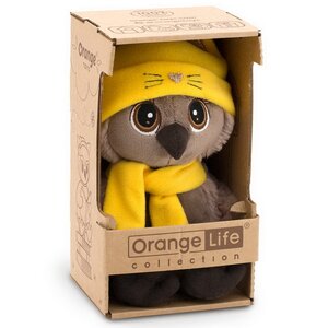 Мягкая игрушка Сова Соня: Шапка Котёнок 20 см, Orange Life Orange Toys фото 2