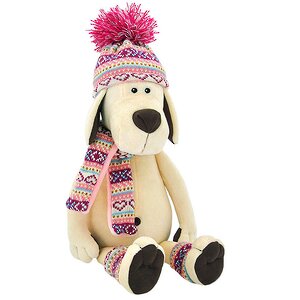 Мягкая игрушка Собачка Лапуська в шапочке 20 см, Orange Life Orange Toys фото 1