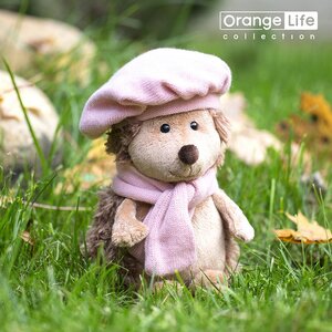 Мягкая игрушка Ежинка Колючка в берете 15 см, Orange Life Orange Toys фото 2