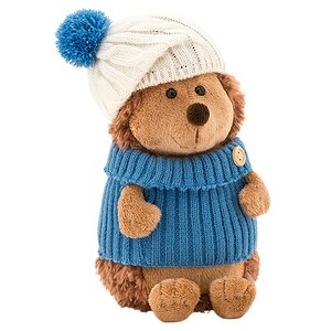 Мягкая игрушка Ёжик Колюнчик в шапке с голубым помпоном 26 см Orange Life Orange Toys фото 1