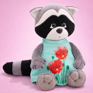 Мягкая игрушка Енотик Дэйзи: Маки 25 см, Orange Life