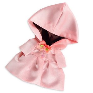 Одежда для Зайки Ми 23 см - Плащ светло-розовый блестящий