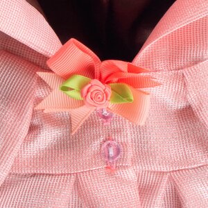 Одежда для Зайки Ми 18 см - Плащ светло-розовый блестящий Budi Basa фото 3