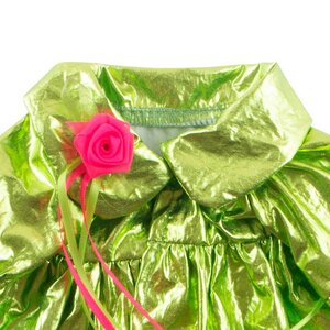 Одежда для Зайки Ми 25 см - Зеленое платье и блестящий плащ Budi Basa фото 3