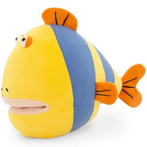 Мягкая игрушка-подушка Рыбка Морти 30 см с кармашком для рук, Ocean Collection